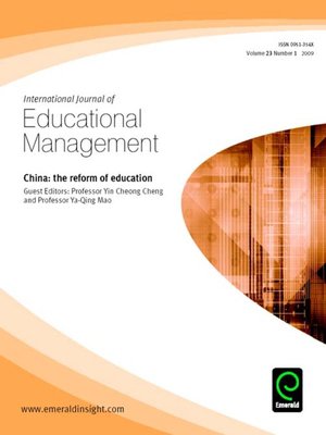 cover image of International journal of Educational management, Volume 23, Issue 1